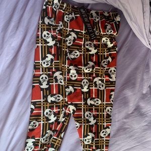 panda print soft leggings